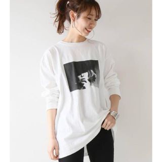 スピックアンドスパン(Spick & Span)のspick&span フォトカフスロンT プリントT(Tシャツ(長袖/七分))