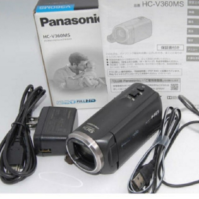 Panasonic(パナソニック)のパナソニック　HC-V360MS スマホ/家電/カメラのカメラ(ビデオカメラ)の商品写真