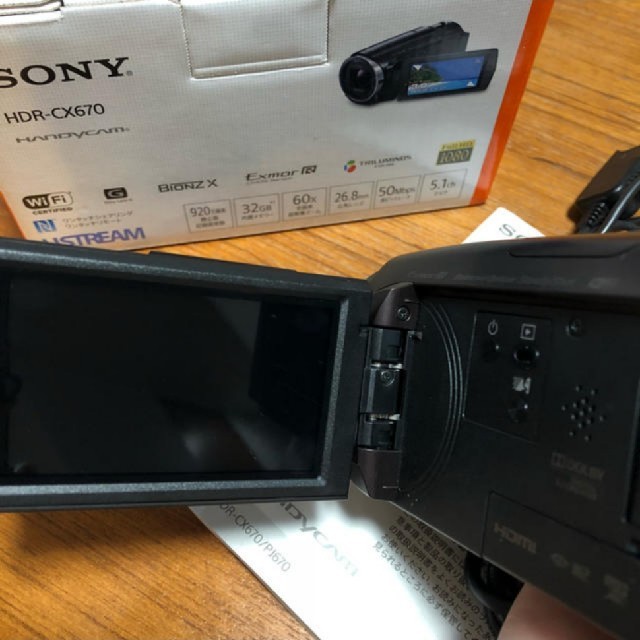 SONY HDR-CX670 ハンディカム ビデオ | thestyledhouse.com.au