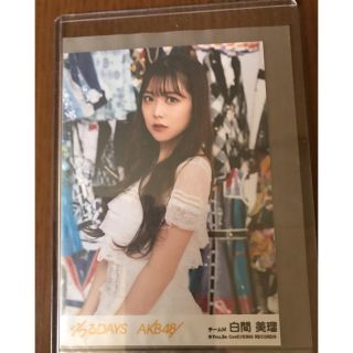 エヌエムビーフォーティーエイト(NMB48)の値下げしました。ジワるDAYS劇場盤  NMB48 白間美瑠 生写真(アイドルグッズ)