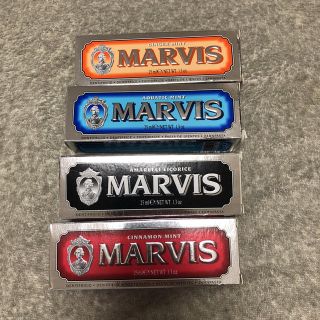 マービス(MARVIS)の新品 マービス 歯磨き粉 25ml4本セット(歯磨き粉)