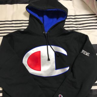 シュプリーム(Supreme)のsupreme x champion コラボ パーカー フーディー (パーカー)