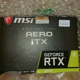 新品未開封　Geforce RTX 2070 msi AERO ITX(PCパーツ)