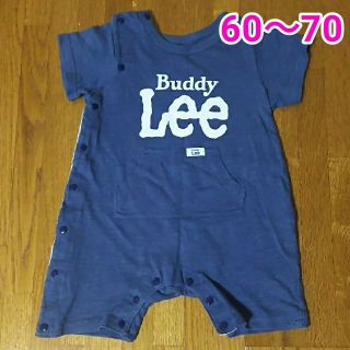 バディーリー(Buddy Lee)の【専用】バディーリー オール 半袖 ネイビー 紺 60～70(カバーオール)