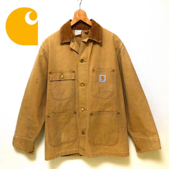 carhartt - carhartt カバーオール ダックジャケット 星マークの carhartt - carhartt カバーオール ダックジャケット 星マークの