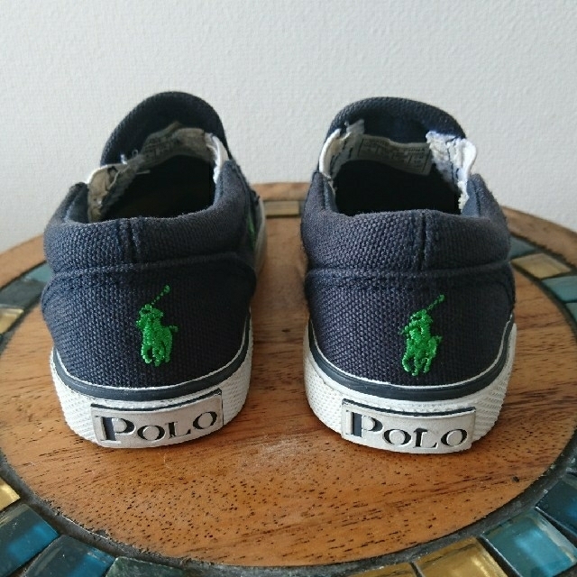 POLO RALPH LAUREN(ポロラルフローレン)のポロ ラルフローレン ファーストシューズ  11cm キッズ/ベビー/マタニティのベビー靴/シューズ(~14cm)(スニーカー)の商品写真