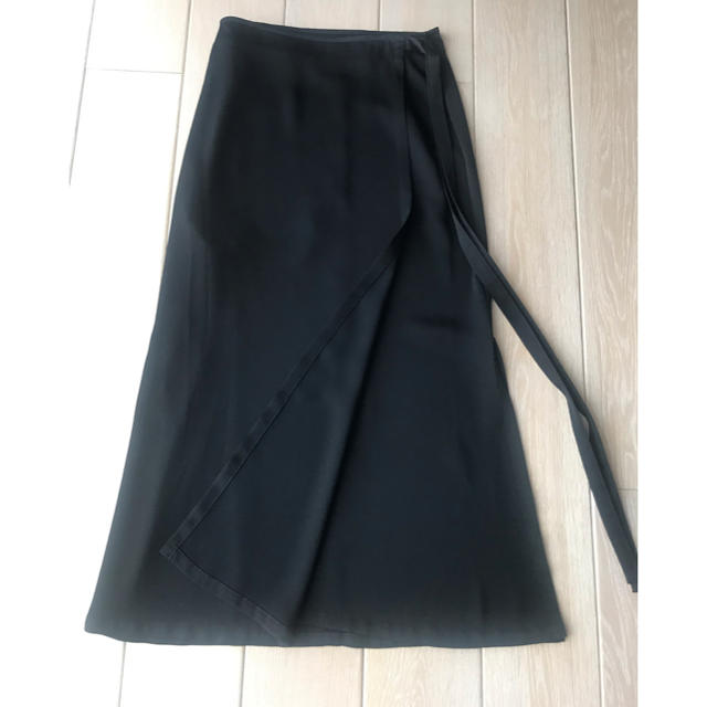 IENA(イエナ)のイエナ☆TAデザイン ロングスカート ブラック レディースのスカート(ロングスカート)の商品写真