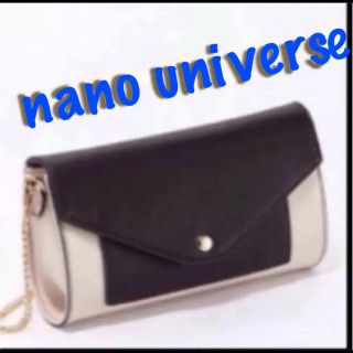 ナノユニバース(nano・universe)のナノユニバース 2way ショルダーバッグ クラッチバッグ バイカラー(ショルダーバッグ)