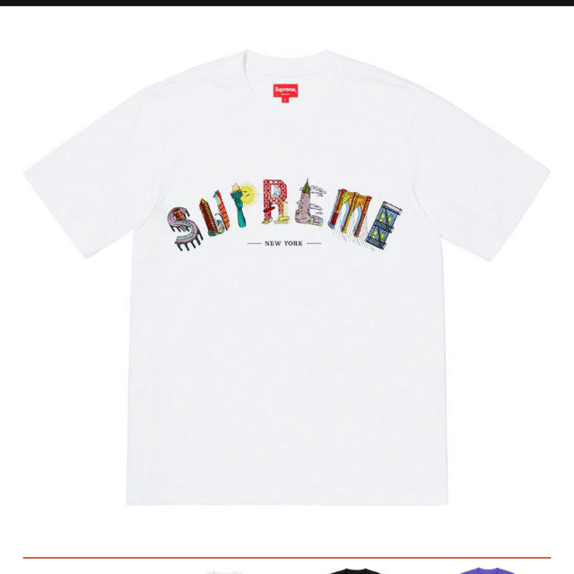 supreme City Arc Tee Whiteメンズ