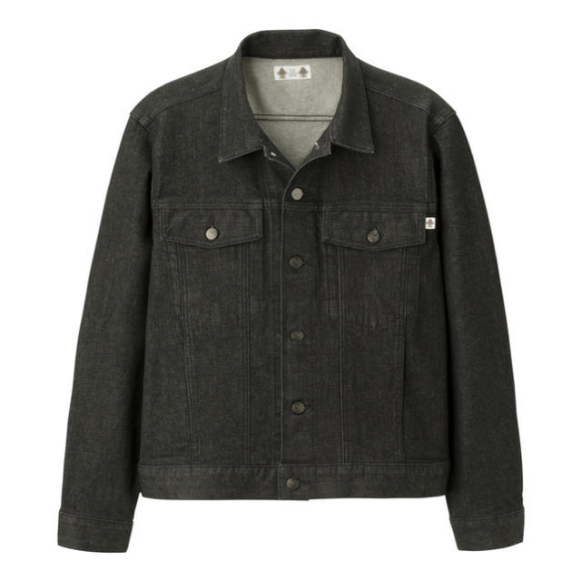 GU(ジーユー)のGU × STUDIO SEVEN デニムジャケット S Black メンズのジャケット/アウター(Gジャン/デニムジャケット)の商品写真