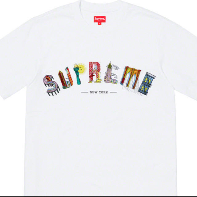 supreme City Arc Tee 白 Mサイズ 【最安値】トップス