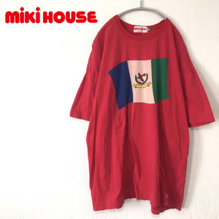 ミキハウス(mikihouse)のレア！希少 90s ビンテージ ミキハウス 飛行機ロゴ 半袖 Tシャツ 古着系(Tシャツ/カットソー(半袖/袖なし))