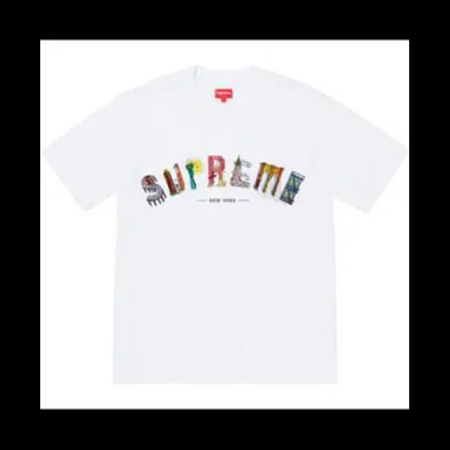 supreme City Arc Tee 白 L シャツ シティー