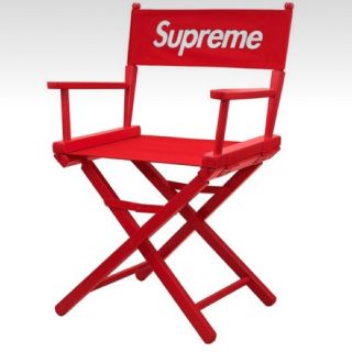 シュプリーム(Supreme)のDirector's Chair　red(折り畳みイス)