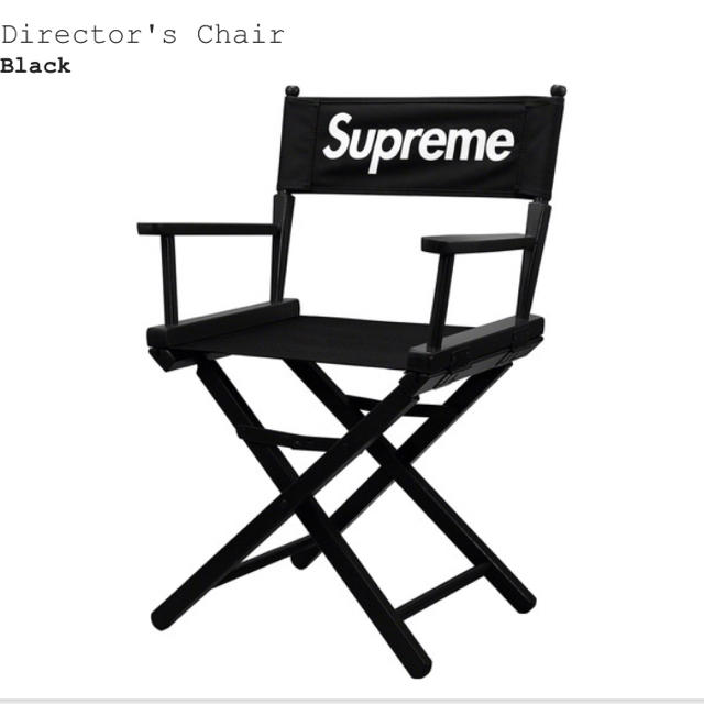 Supreme(シュプリーム)の Supreme Director’s Chair インテリア/住まい/日用品の椅子/チェア(折り畳みイス)の商品写真