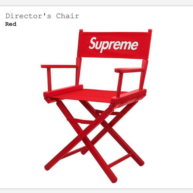 送料込み！ Supreme Director's Chair 赤 red