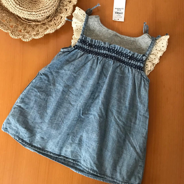 babyGAP(ベビーギャップ)の新品 タンクトップ キャミワンピース セット 70 80 キッズ/ベビー/マタニティのベビー服(~85cm)(タンクトップ/キャミソール)の商品写真