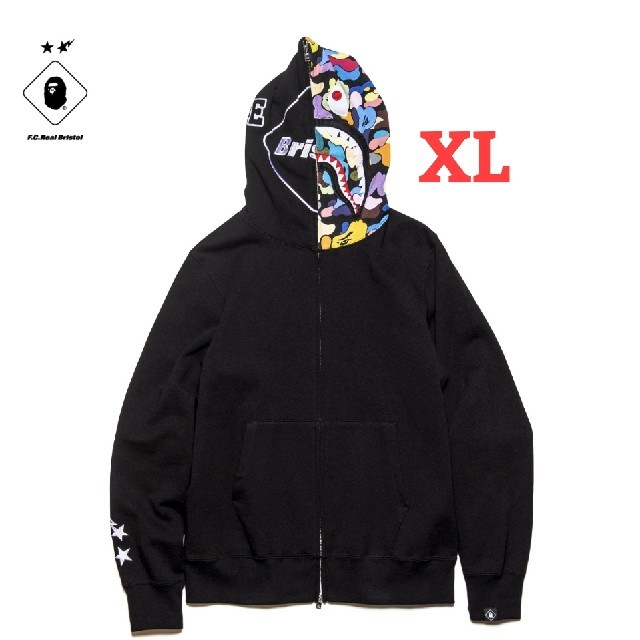 BAPE FCRB SHARK FULL ZIP フーディー