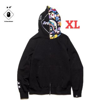 アベイシングエイプ(A BATHING APE)のBAPE FCRB SHARK FULL ZIP フーディー(パーカー)