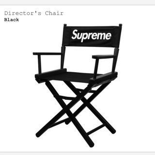 シュプリーム(Supreme)のsupreme directors chair 黒(折り畳みイス)