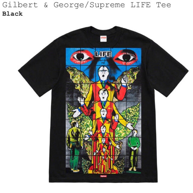 Gilbert & George/Supreme LIFE Tee2019ss