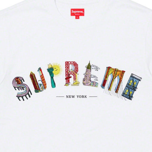 Supreme(シュプリーム)の【即日発送可能】Supreme City Arc Tee White Lサイズ メンズのトップス(Tシャツ/カットソー(半袖/袖なし))の商品写真