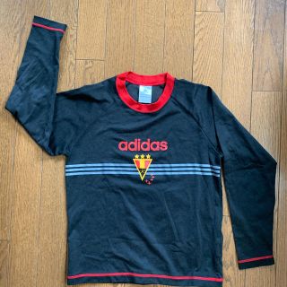 アディダス(adidas)の【お盆までセール中様】adidas kids 140㎝ ブラック 長袖Tシャツ (Tシャツ/カットソー)