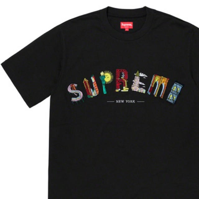 Tシャツ/カットソー(半袖/袖なし)Supreme City Arc Tee 黒 S