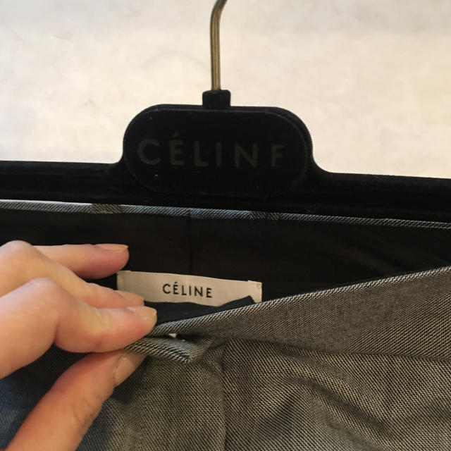 celine(セリーヌ)の【CELINE】2017プレFW ストレートパンツ 36 レディースのパンツ(カジュアルパンツ)の商品写真