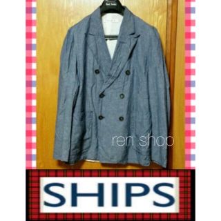 シップス(SHIPS)の【メンズ】SHIPS◆コットン&麻素材◆今からの季節にピッタリ◆38◆L相当◆(テーラードジャケット)