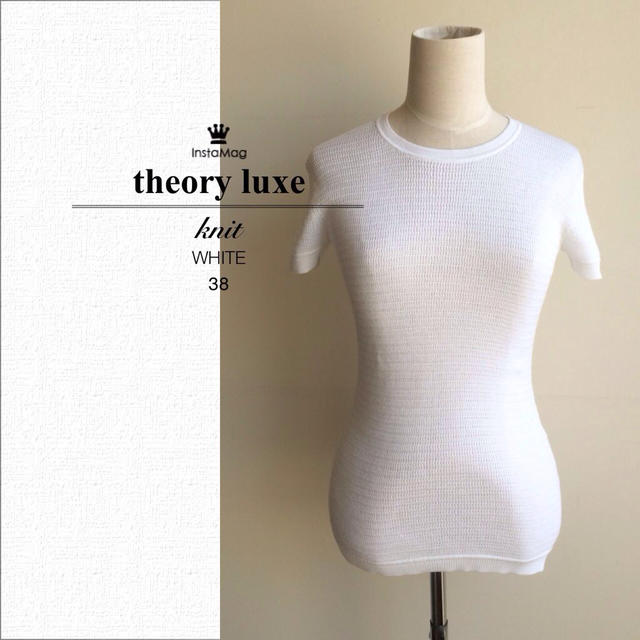 theory(セオリー)のtheory luxe 半袖ニット38♡ レディースのトップス(ニット/セーター)の商品写真