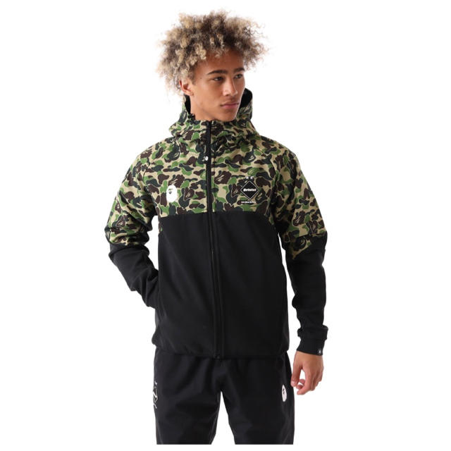 L BAPE x F.C.R.B. VENTILATION HOODIE