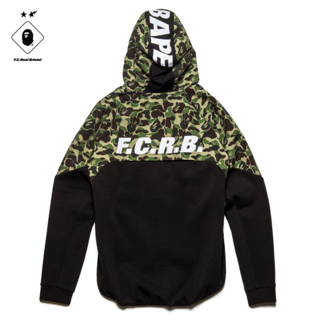 L BAPE x F.C.R.B. VENTILATION HOODIE