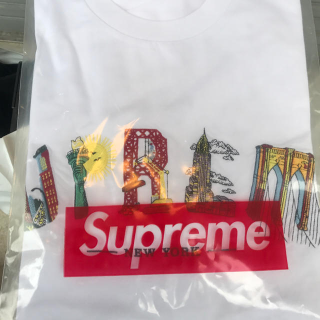 ※送料込 supreme  city arc tee 白 S