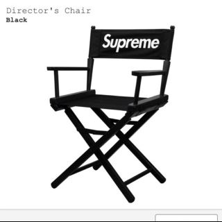 シュプリーム(Supreme)のsupreme Director's Chair Black (折り畳みイス)