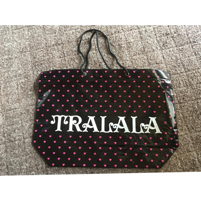 TRALALA(トゥララ)のトゥララ ショッパー ピンクハート リズリサ レディースのバッグ(ショップ袋)の商品写真