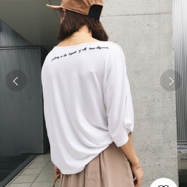 Ameri VINTAGE(アメリヴィンテージ)のAMERI

BACK LOGO TS

 ホワイト レディースのトップス(Tシャツ(半袖/袖なし))の商品写真