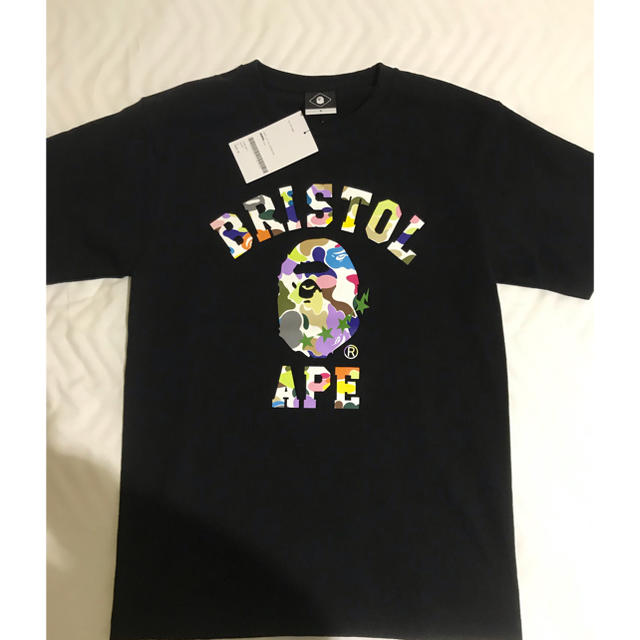 ホット製品 Bape x FCRB fcrbapeコラボ tシャツ 黒S メンズ | bca.edu.gr