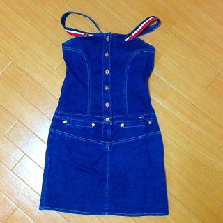 トミーヒルフィガー(TOMMY HILFIGER)のデニム♡タイトワンピ♡(ミニワンピース)