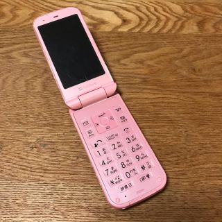 ソフトバンク(Softbank)の【ジャンク品】softbank 202SH ピンク ガラケー(携帯電話本体)