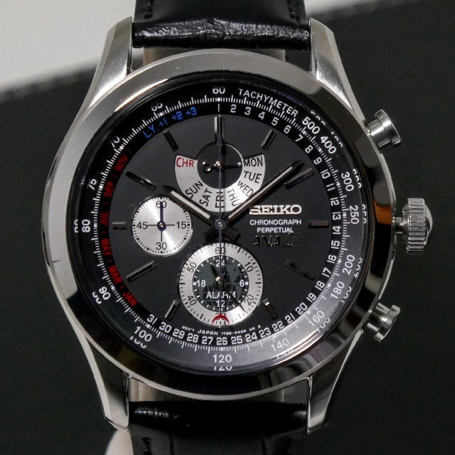 SEIKO ワールドタイム クロノ 時計 ANA機内販売 限定 新品未使用 SEIKO ワールドタイム クロノ 時計 ANA機内販売 限定 新品未使用