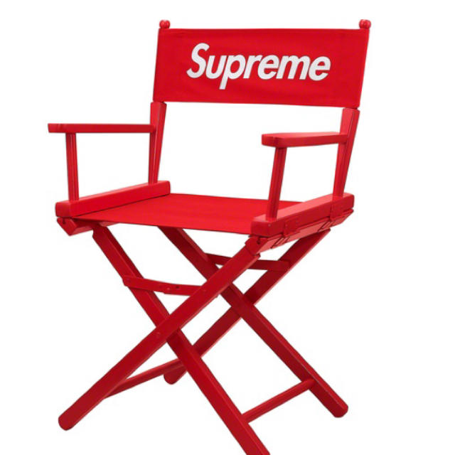 Supreme(シュプリーム)のSupreme Director's Chair red インテリア/住まい/日用品の椅子/チェア(折り畳みイス)の商品写真