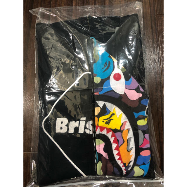 Fcrb x bape shark hoodie