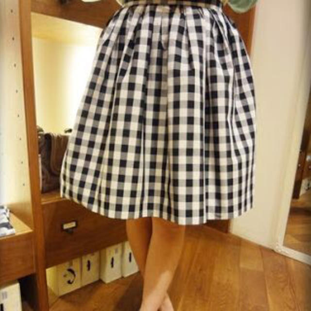 Jewel Changes(ジュエルチェンジズ)の新品 ギンガムチェック スカート レディースのスカート(ひざ丈スカート)の商品写真