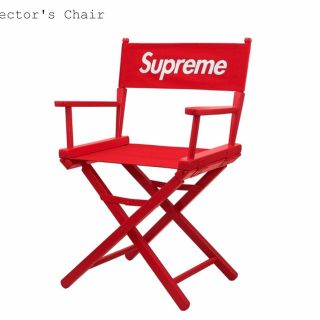 シュプリーム(Supreme)のSupreme director's Chair Red 椅子(折り畳みイス)