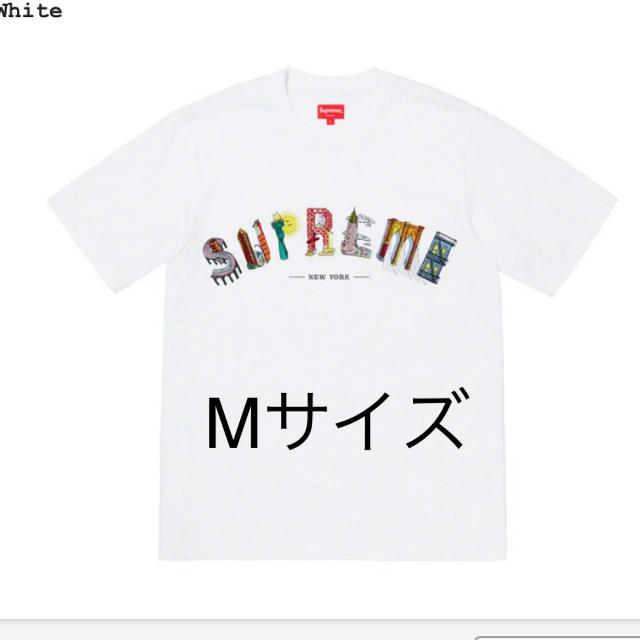 whiteSIZEM 白 supreme  City Arc Tee tシャツ ホワイト