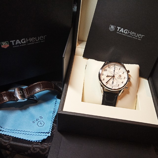 TAG Heuer(タグホイヤー)のTAG HEUER カレラ ヘリテージ クロノグラフ CAS2112 美品✨ メンズの時計(腕時計(アナログ))の商品写真