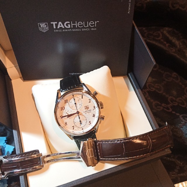 TAG Heuer(タグホイヤー)のTAG HEUER カレラ ヘリテージ クロノグラフ CAS2112 美品✨ メンズの時計(腕時計(アナログ))の商品写真