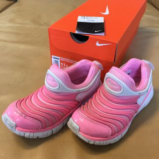 ナイキ(NIKE)の◎NIKE ナイキ スニーカー キッズ ダイナモフリー 17㎝◎ピンク系◎(スリッポン)