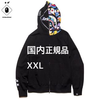 アベイシングエイプ(A BATHING APE)のBAPE x F.C.R.B. SHARK FULL ZIP HOODIE(パーカー)